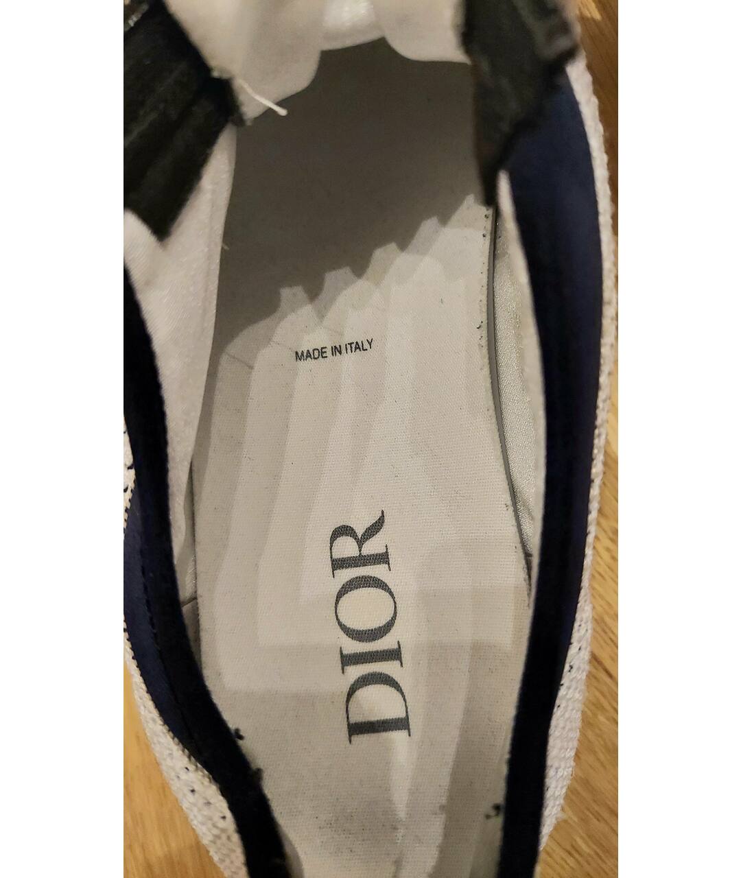 CHRISTIAN DIOR Белые синтетические низкие кроссовки / кеды, фото 8