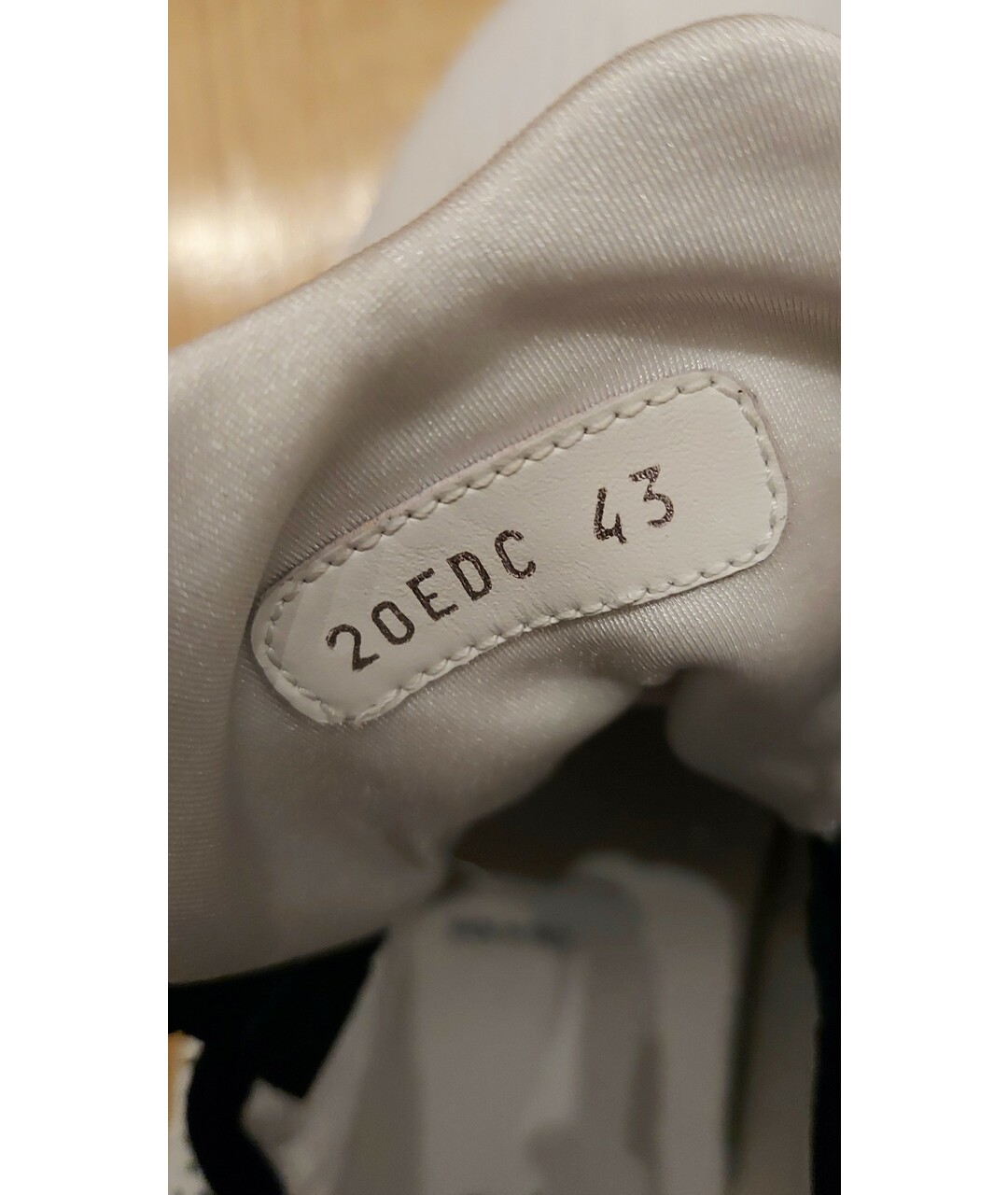 CHRISTIAN DIOR Белые синтетические низкие кроссовки / кеды, фото 7