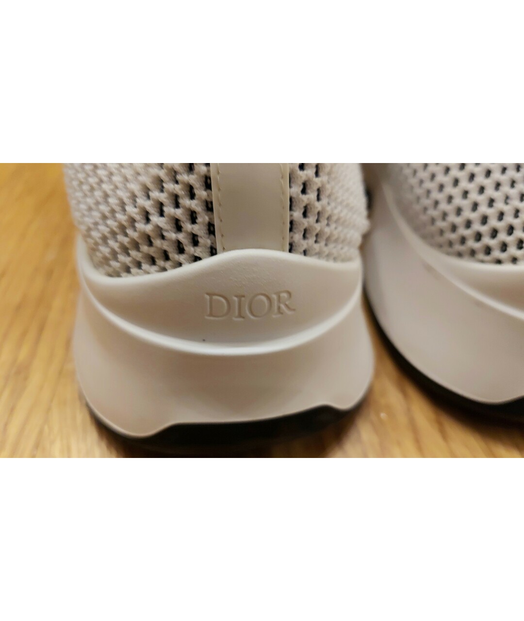 CHRISTIAN DIOR Белые синтетические низкие кроссовки / кеды, фото 4