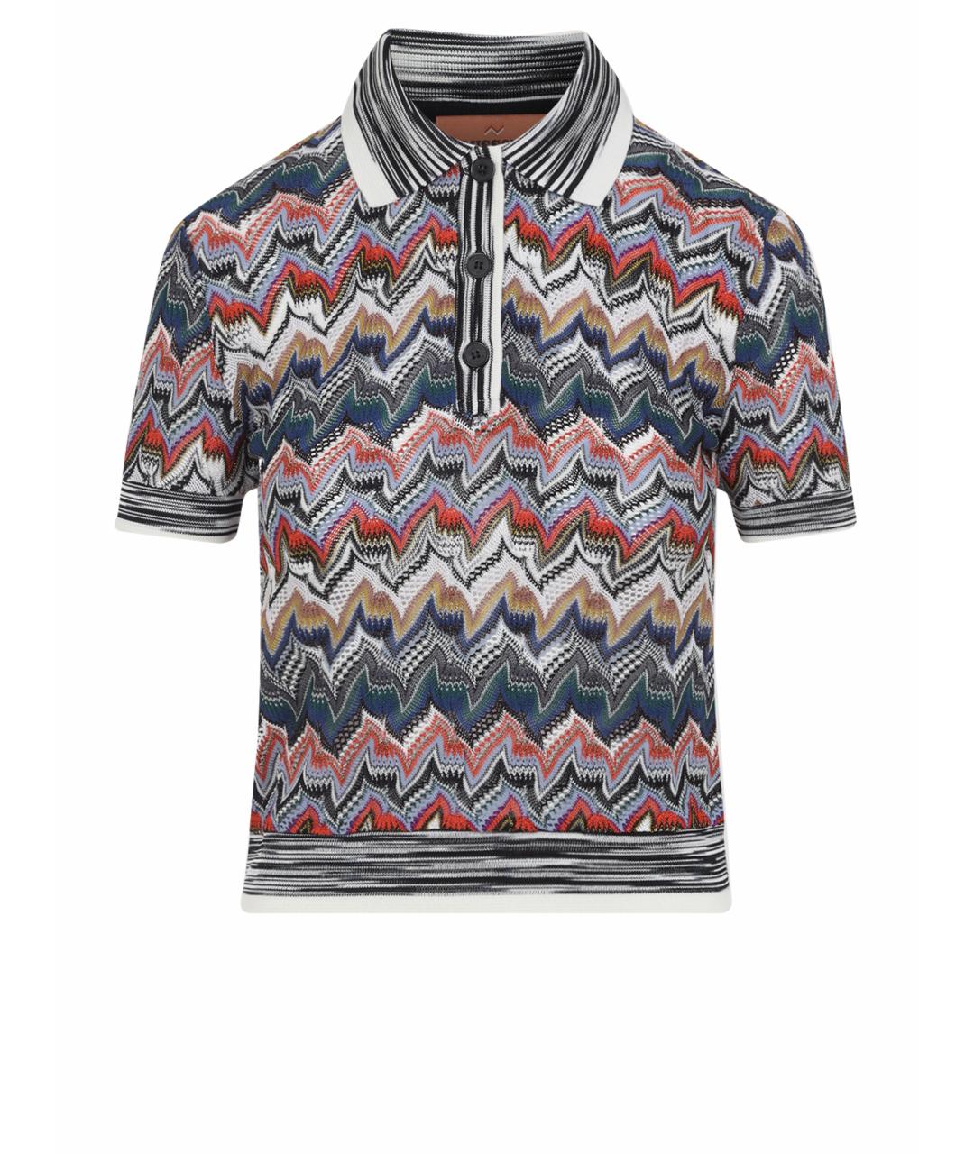 MISSONI Мульти вискозная футболка, фото 1
