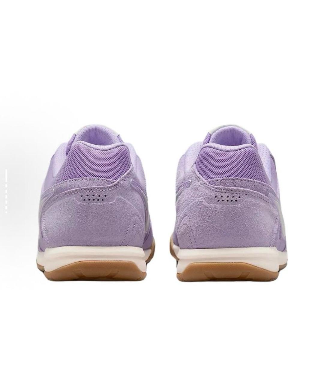 NIKE Фиолетовые замшевые низкие кроссовки / кеды, фото 5
