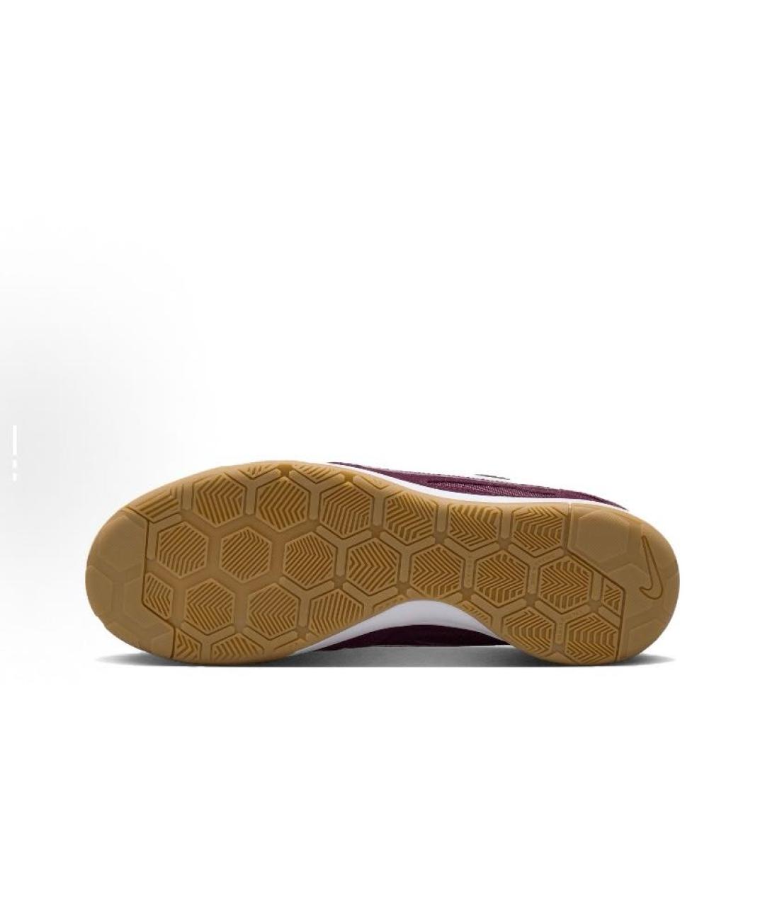 NIKE Бордовые замшевые низкие кроссовки / кеды, фото 5