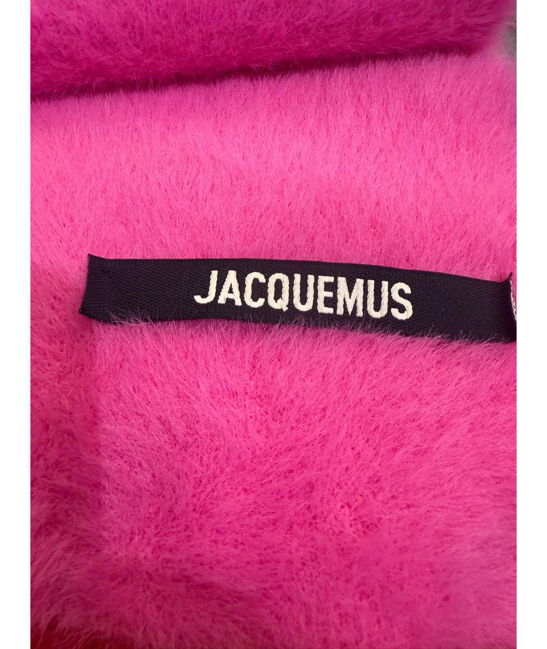 JACQUEMUS Фуксия шарф, фото 4