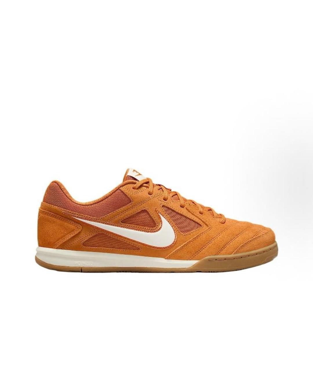 NIKE Оранжевое замшевые низкие кроссовки / кеды, фото 6