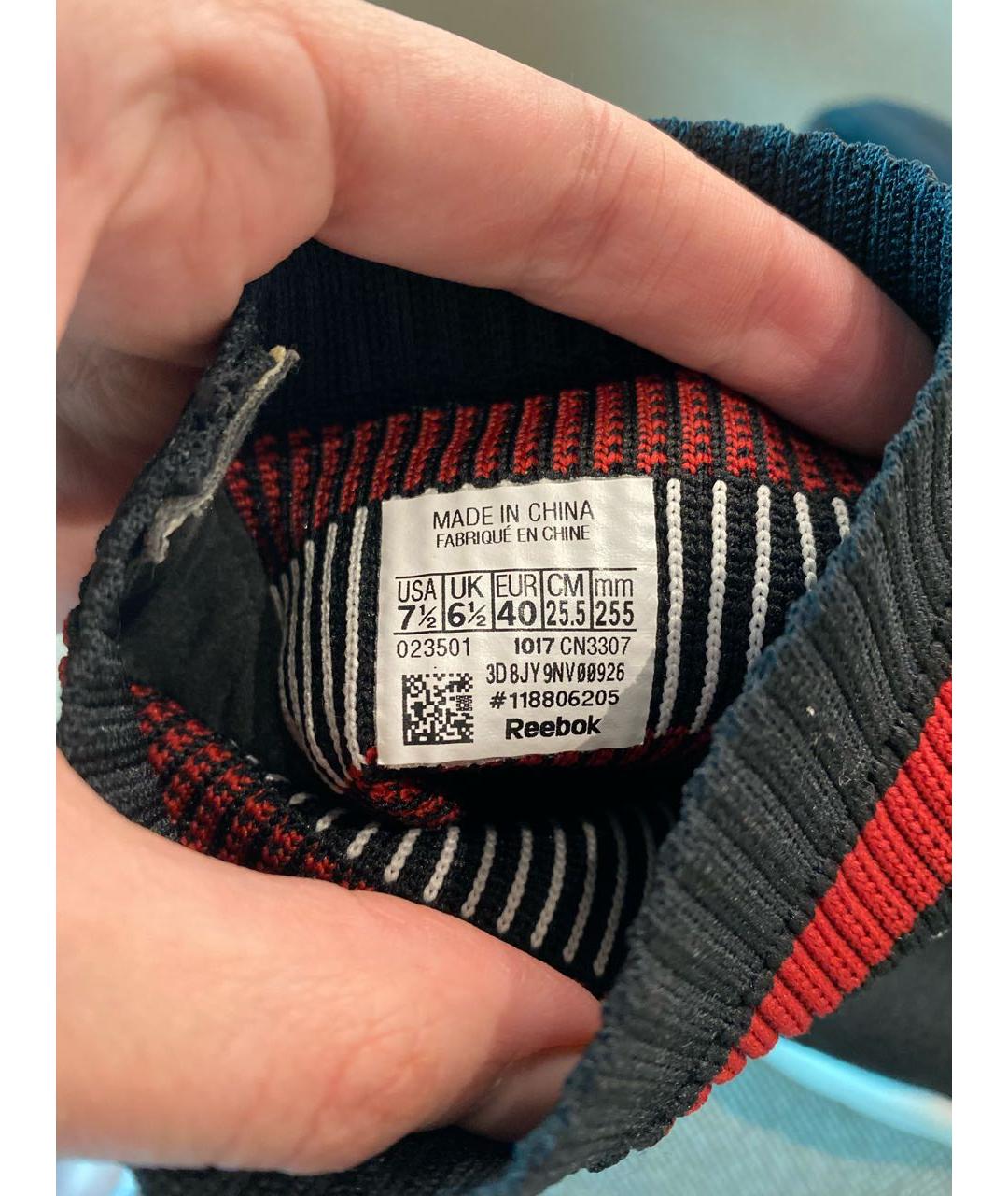 VETEMENTS Черные текстильные кроссовки, фото 5