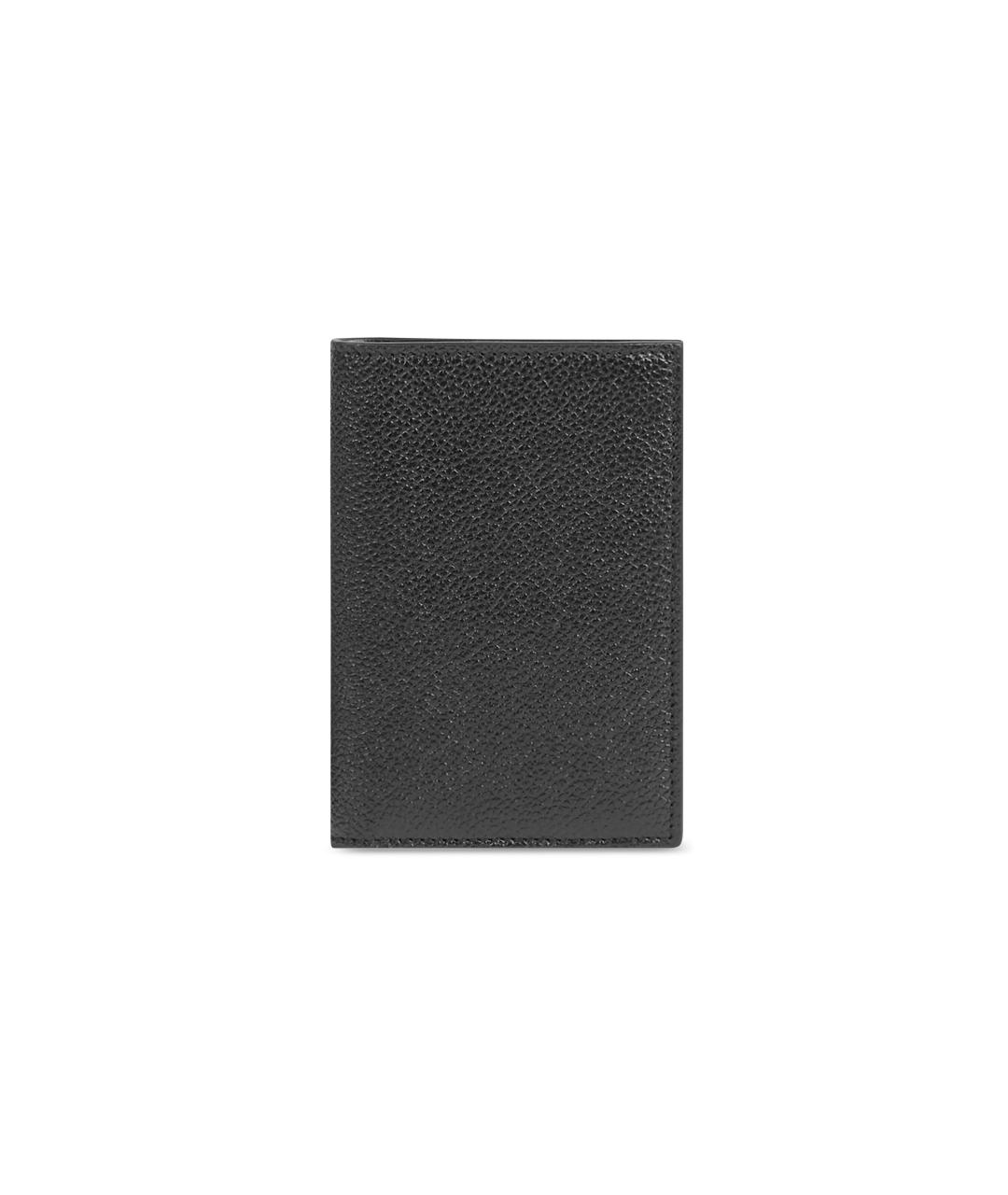 BALENCIAGA Черный кожаный кошелек, фото 2