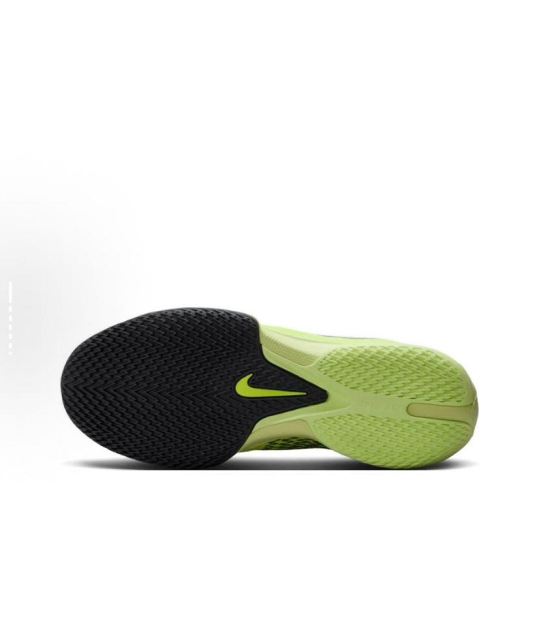 NIKE Салатовые текстильные низкие кроссовки / кеды, фото 6