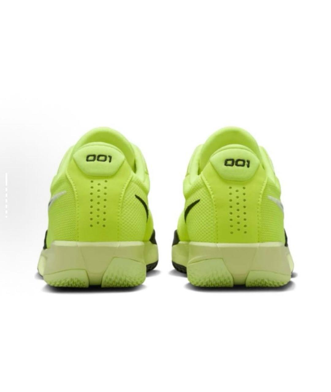 NIKE Салатовые текстильные низкие кроссовки / кеды, фото 5