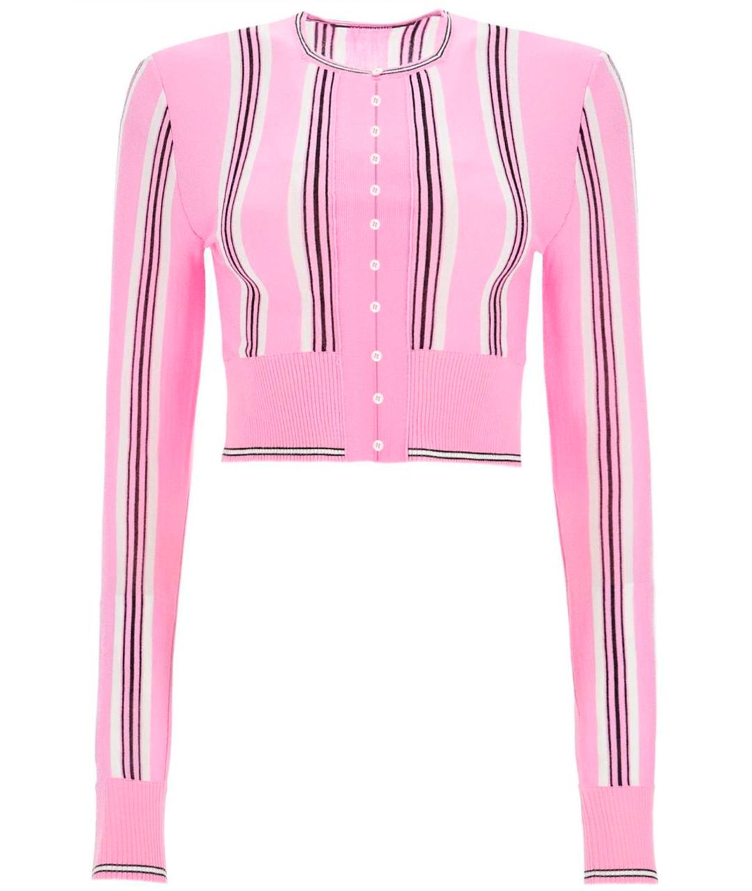 JACQUEMUS Розовый шерстяной кардиган, фото 1