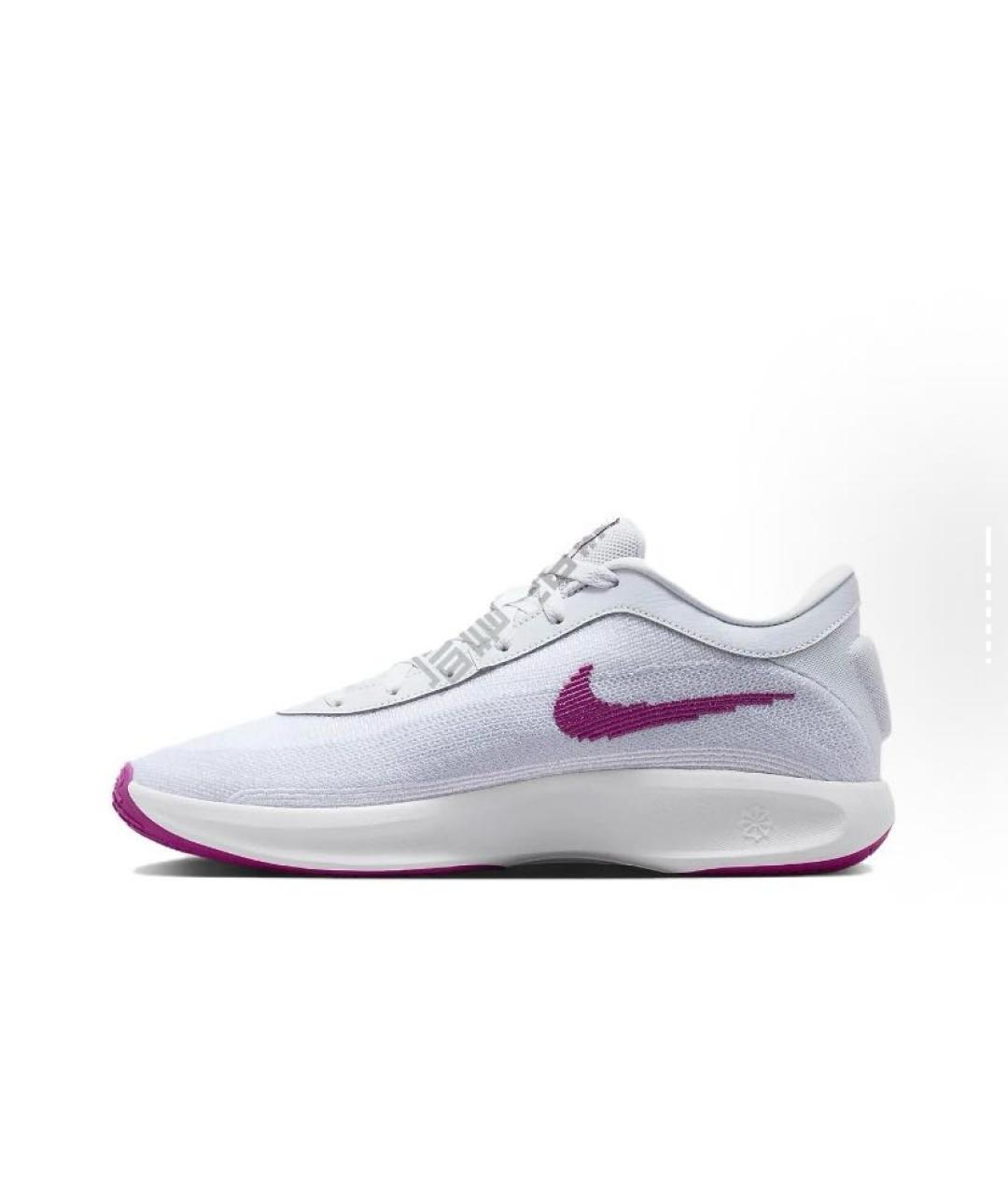NIKE Белые текстильные низкие кроссовки / кеды, фото 2