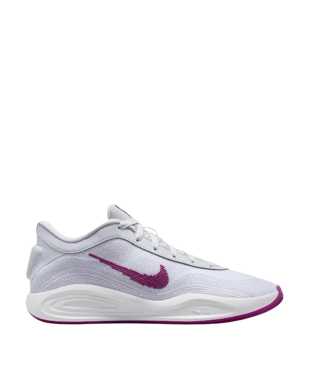 NIKE Белые текстильные низкие кроссовки / кеды, фото 1