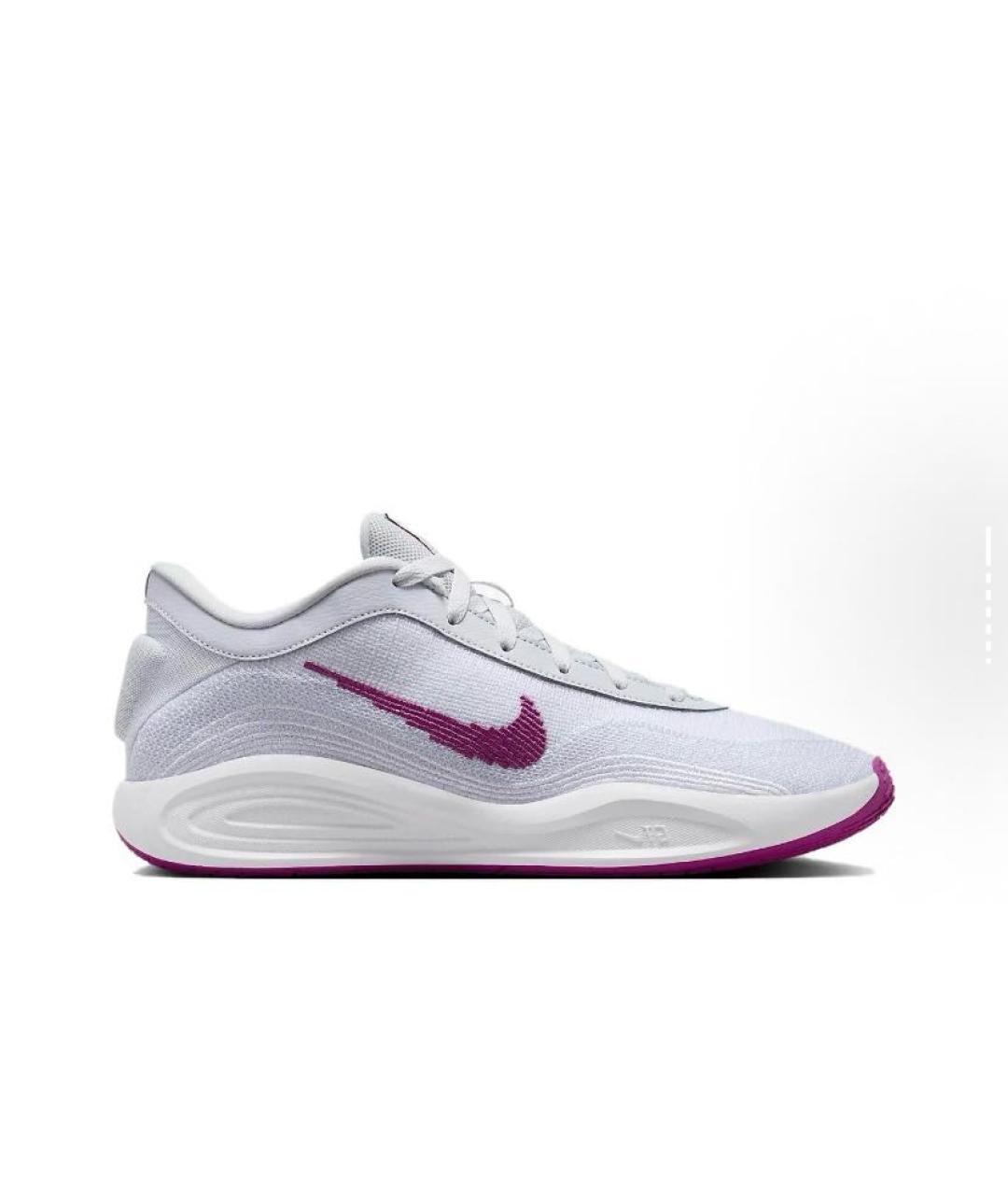NIKE Белые текстильные низкие кроссовки / кеды, фото 7