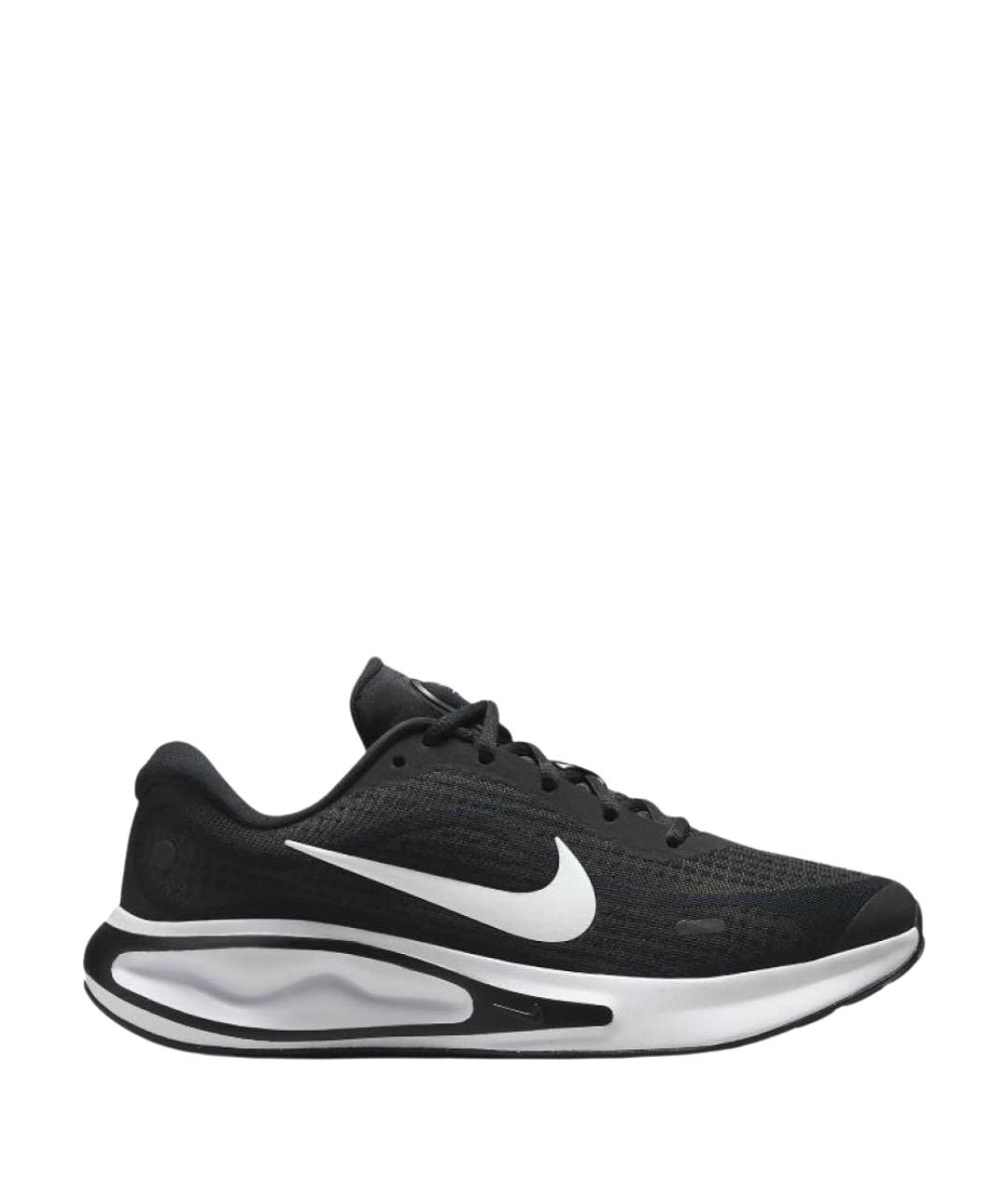 NIKE Черные текстильные низкие кроссовки / кеды, фото 1