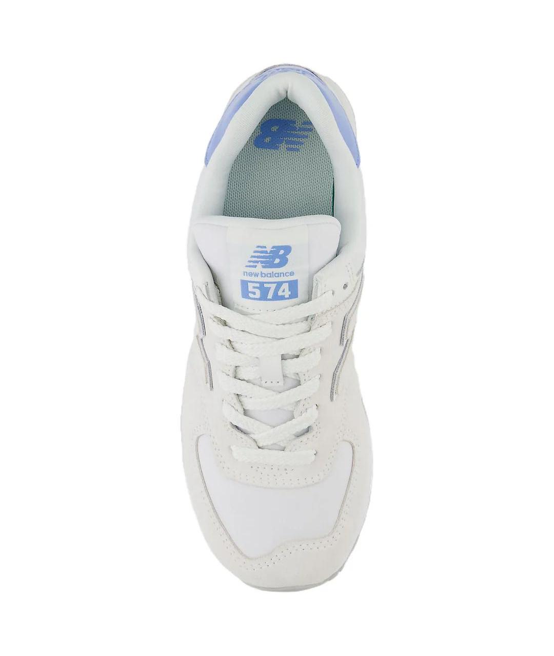 NEW BALANCE Серые нубуковые кроссовки, фото 3