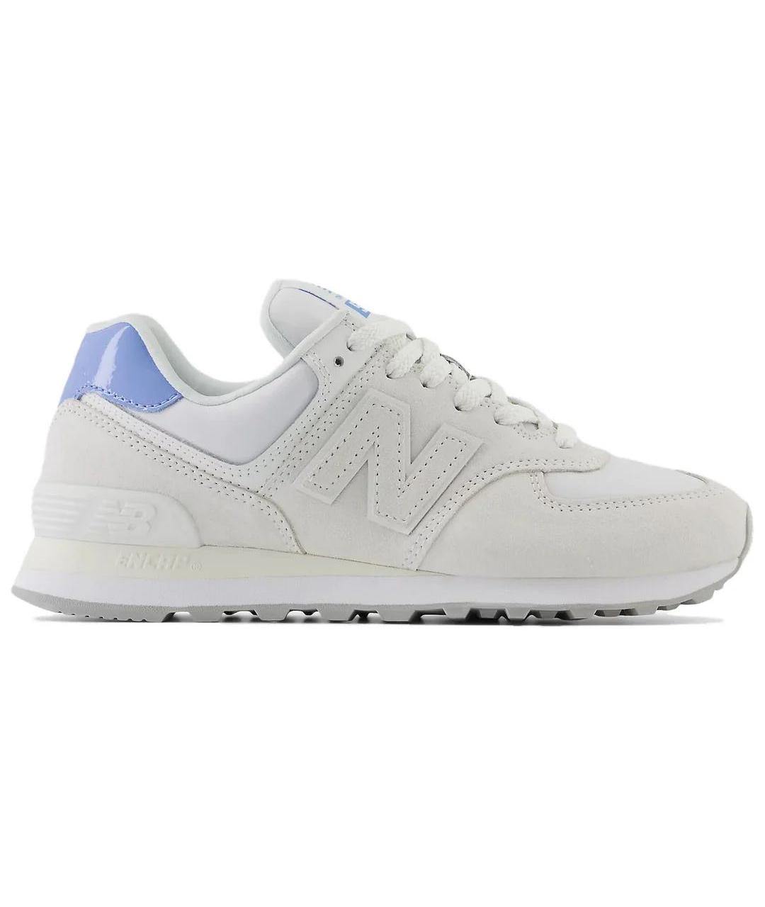 NEW BALANCE Серые нубуковые кроссовки, фото 1