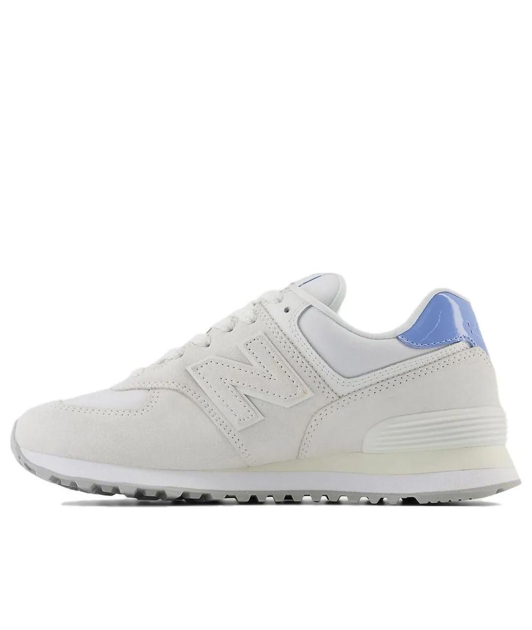 NEW BALANCE Серые нубуковые кроссовки, фото 2