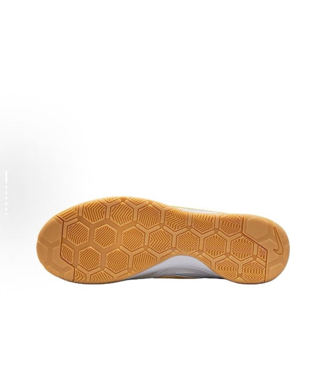 NIKE Белые кожаные низкие кроссовки / кеды, фото 5