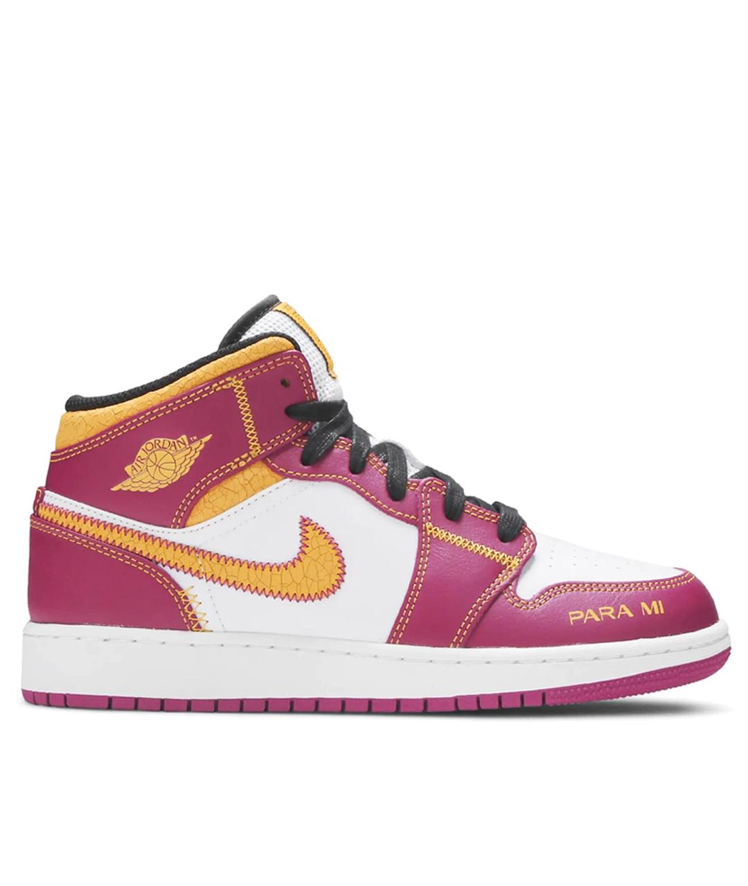 JORDAN Розовые кожаные кроссовки, фото 1