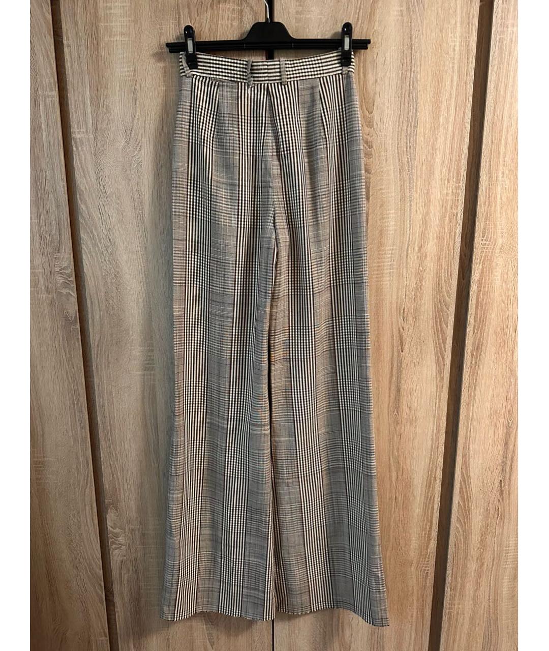 GOLDEN GOOSE DELUXE BRAND Мульти полиэстеровые брюки широкие, фото 4