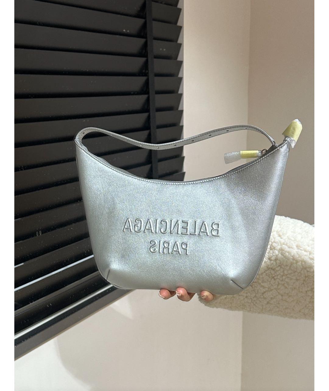 BALENCIAGA Кожаная сумка с короткими ручками, фото 8
