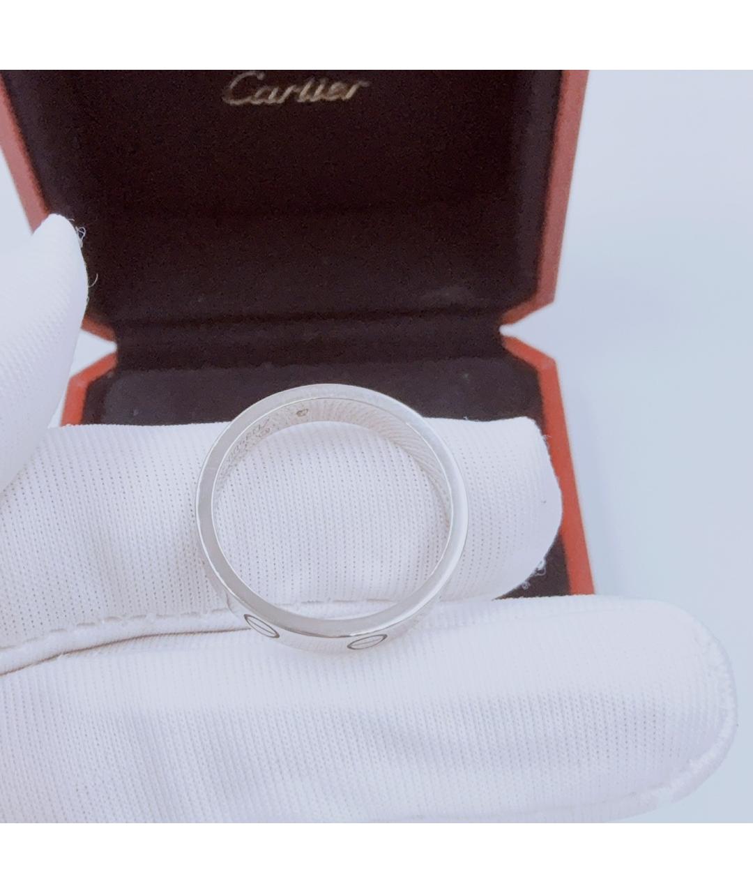 CARTIER Серебряное кольцо из белого золота, фото 5