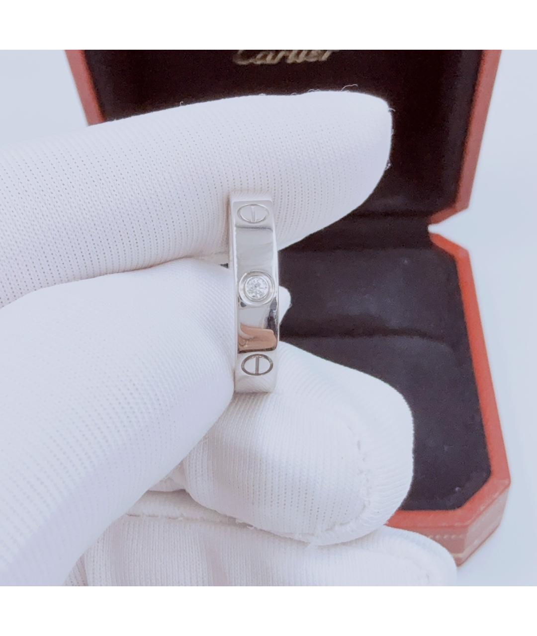 CARTIER Серебряное кольцо из белого золота, фото 3