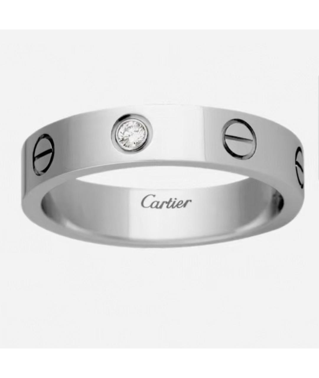CARTIER Серебряное кольцо из белого золота, фото 6