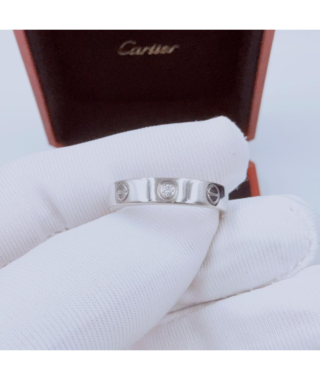 CARTIER Серебряное кольцо из белого золота, фото 2