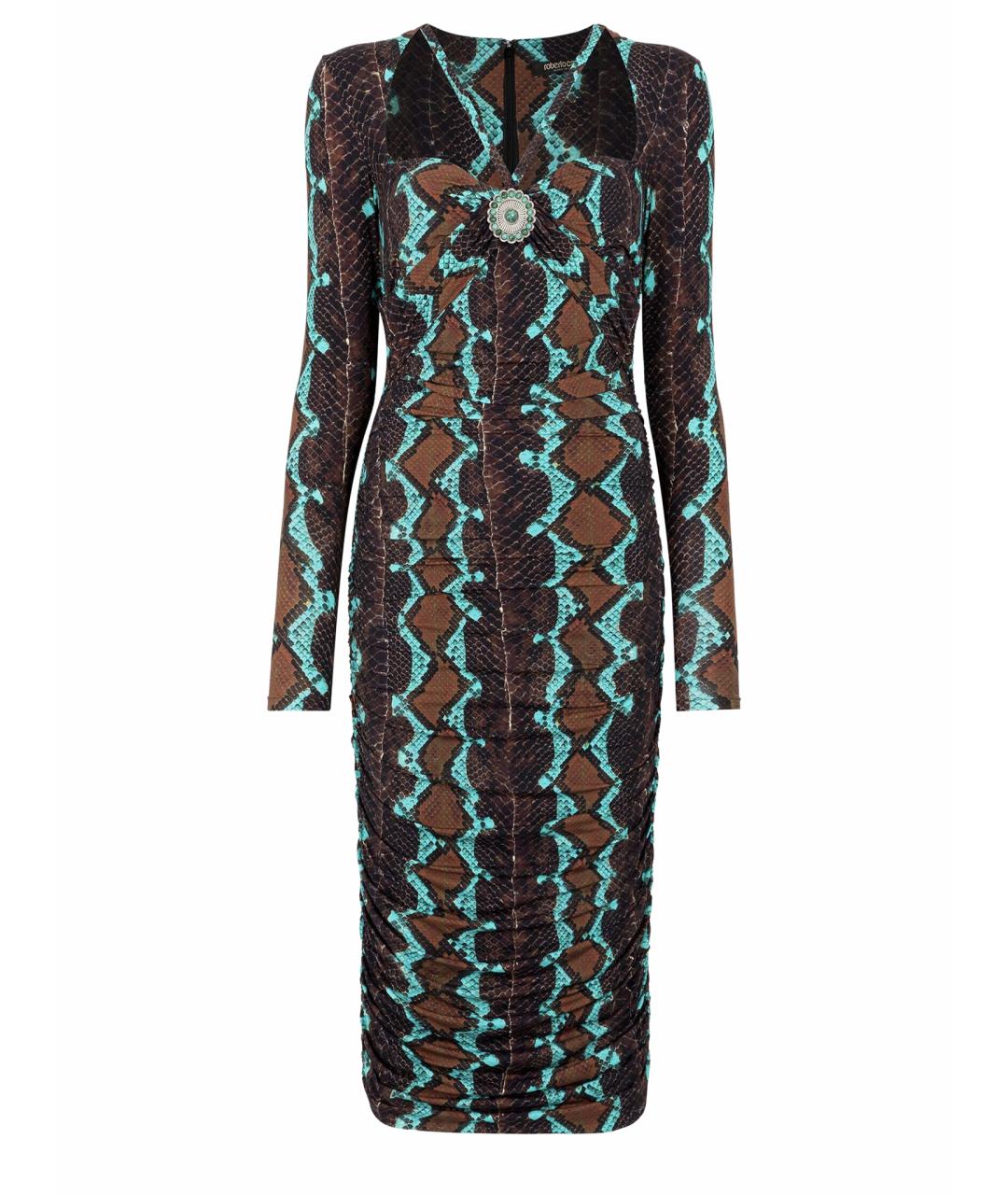 ROBERTO CAVALLI Мульти коктейльное платье, фото 1