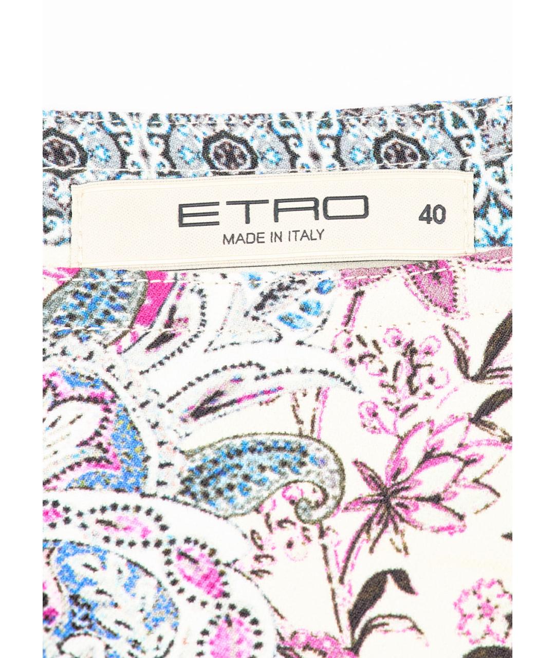 ETRO Мульти вискозная юбка мини, фото 3