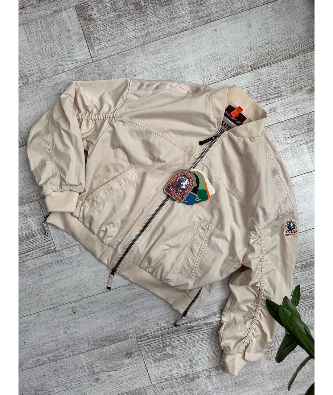 PARAJUMPERS Бежевая полиэстеровая куртка, фото 3