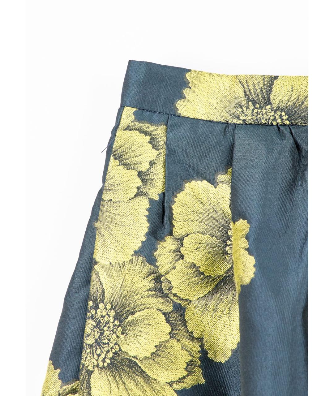 ETRO Зеленая полиэстеровая юбка мини, фото 4