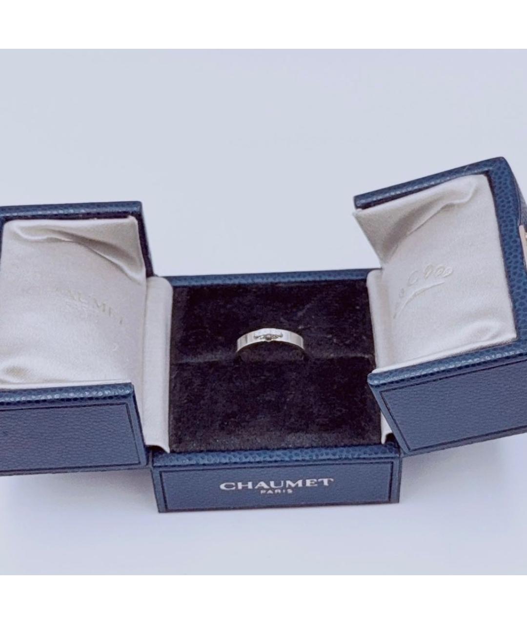 CHAUMET Белое платиновое кольцо, фото 2