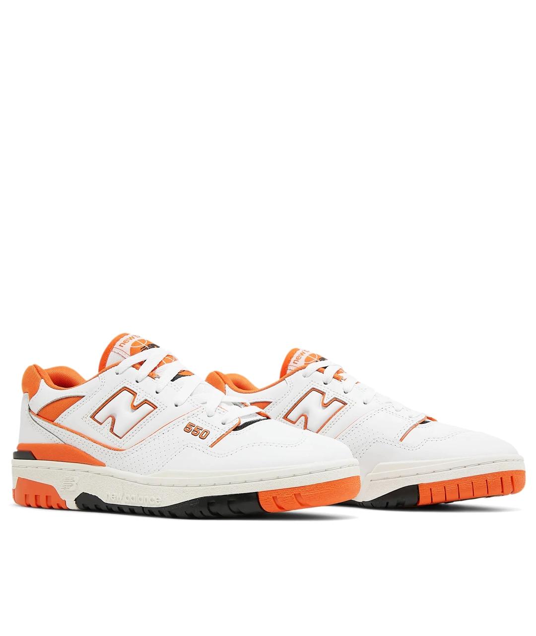 NEW BALANCE Оранжевое кожаные кеды, фото 2