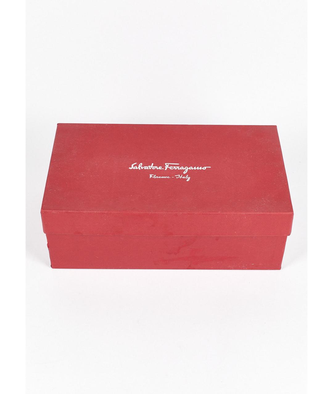 FERRAGAMO Черные кожаные туфли, фото 7
