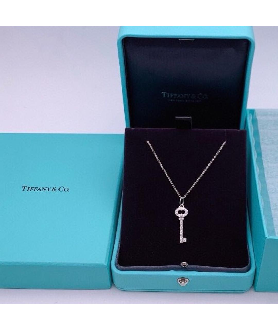 TIFFANY&CO Белое колье из белого золота, фото 6