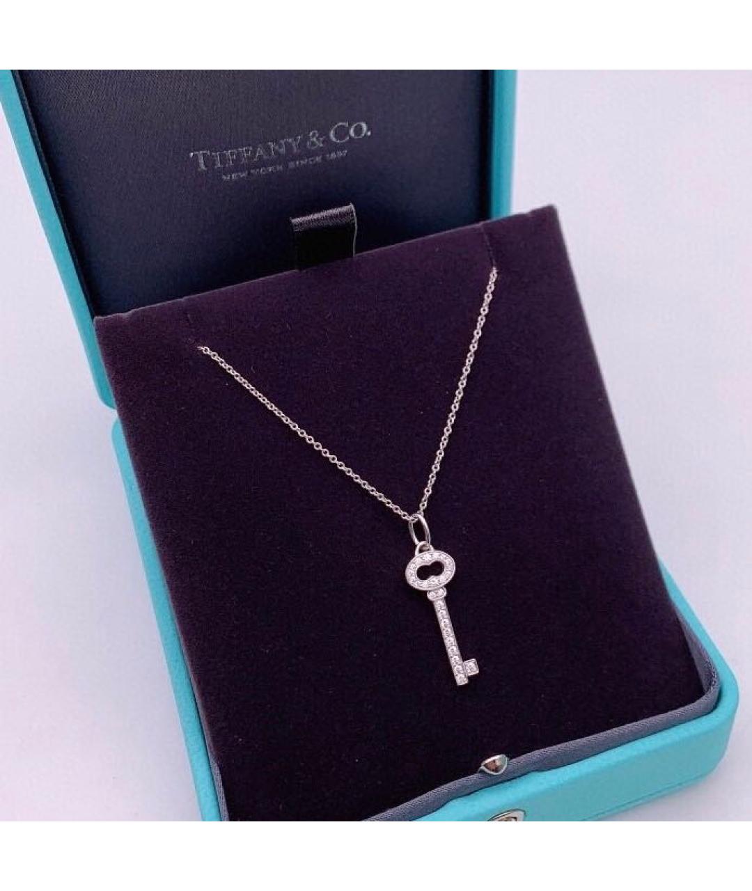 TIFFANY&CO Белое колье из белого золота, фото 4