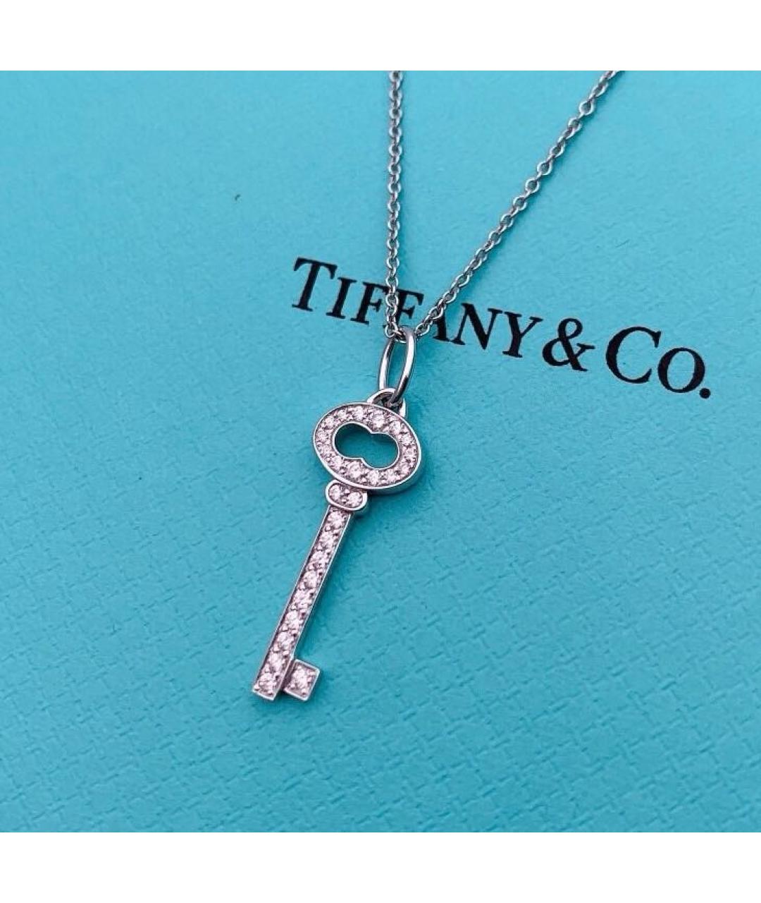 TIFFANY&CO Белое колье из белого золота, фото 2