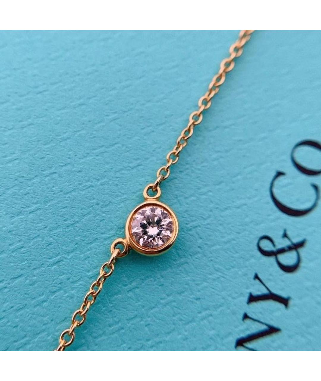 TIFFANY&CO Желтое колье из желтого золота, фото 2