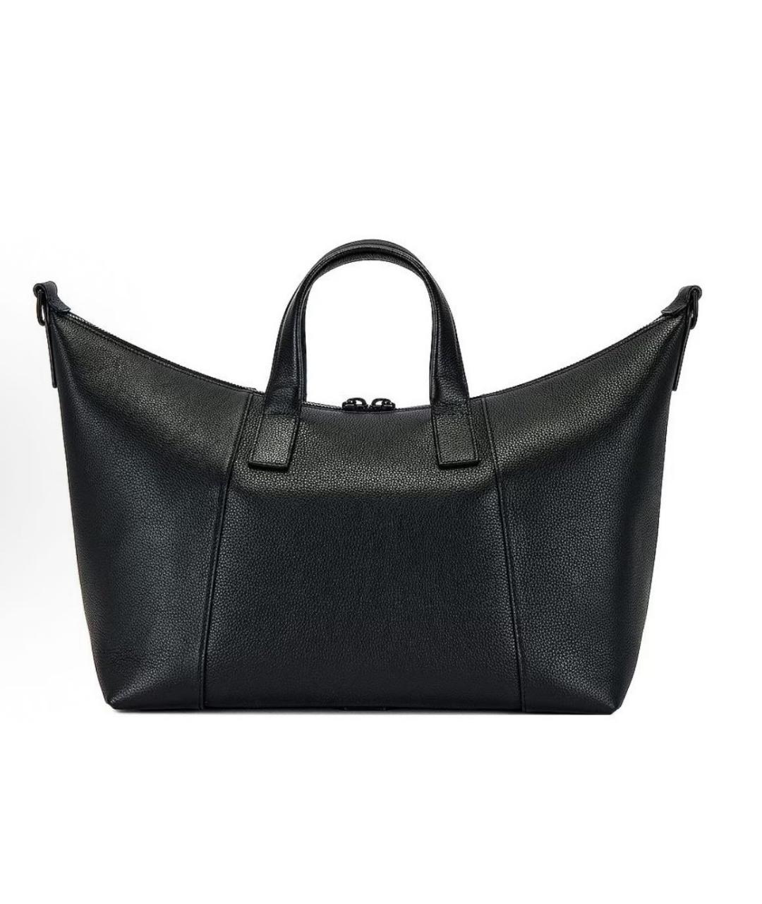 BALENCIAGA Черная кожаная сумка с короткими ручками, фото 5