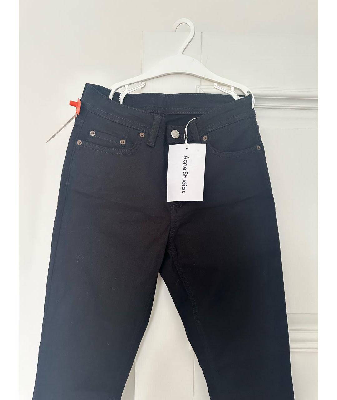 ACNE STUDIOS Черные хлопковые джинсы слим, фото 4