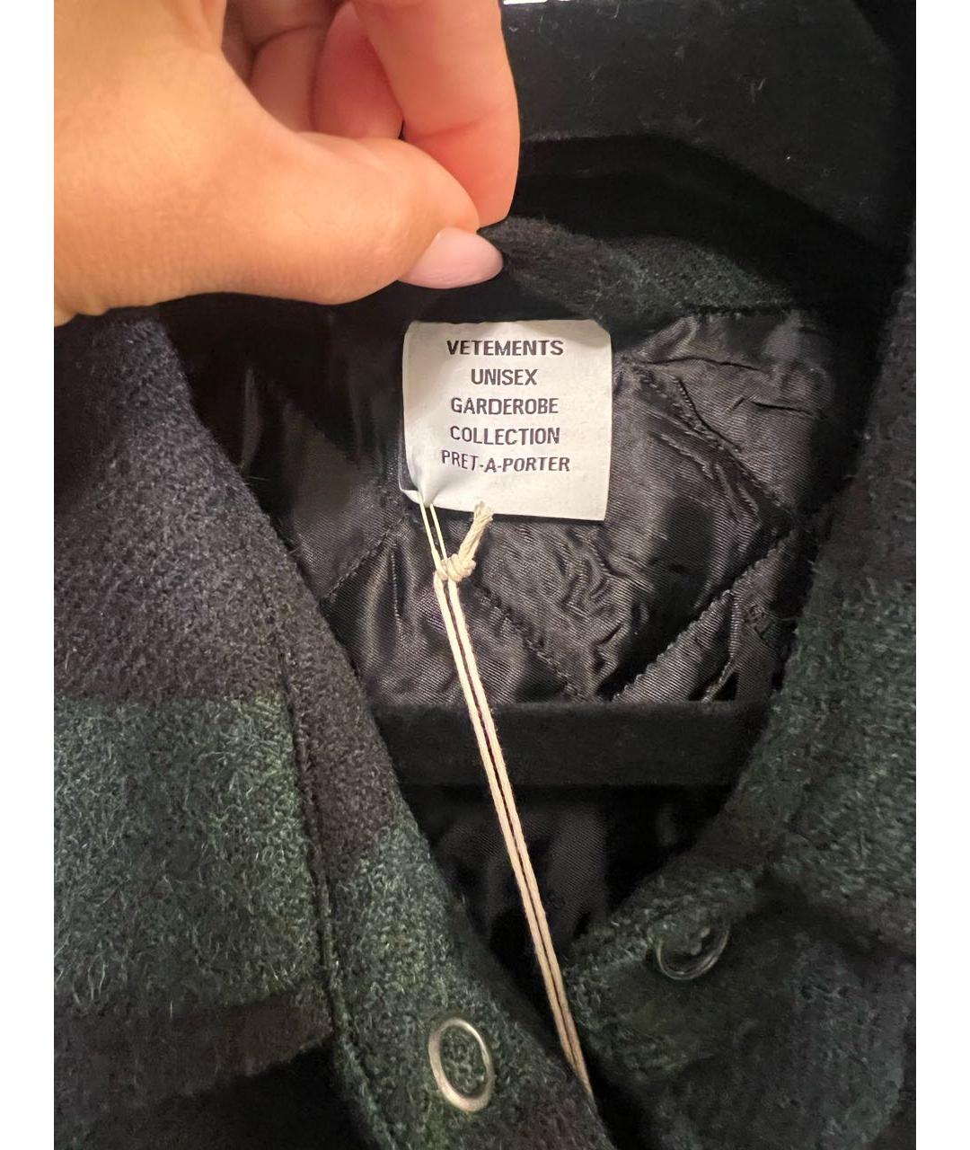 VETEMENTS Мульти шерстяная куртка, фото 3