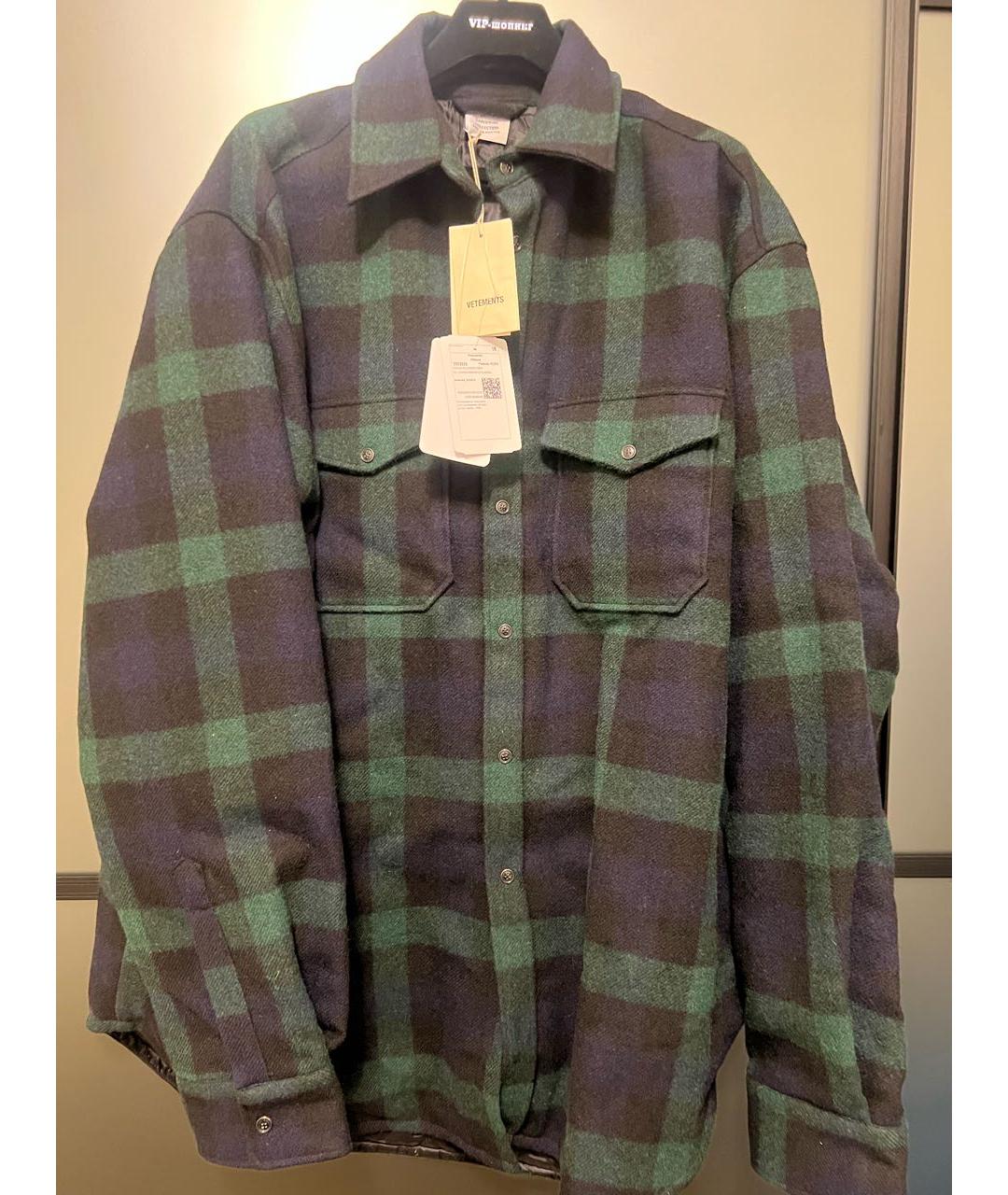 VETEMENTS Мульти шерстяная куртка, фото 5