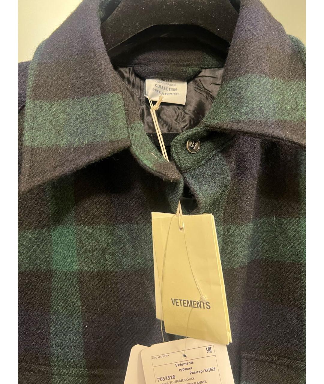 VETEMENTS Мульти шерстяная куртка, фото 4