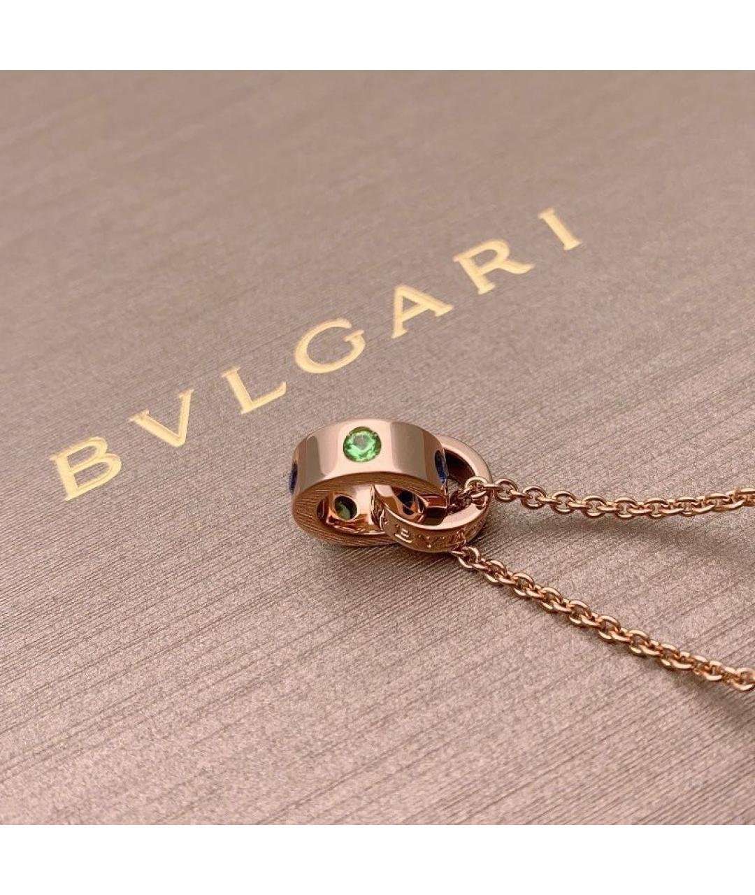 BVLGARI Розовое колье из розового золота, фото 3