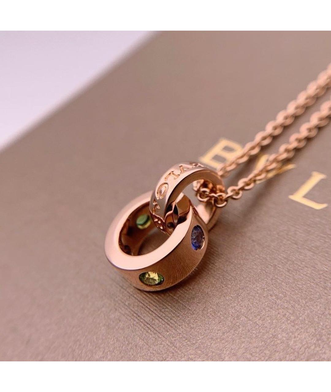 BVLGARI Розовое колье из розового золота, фото 2