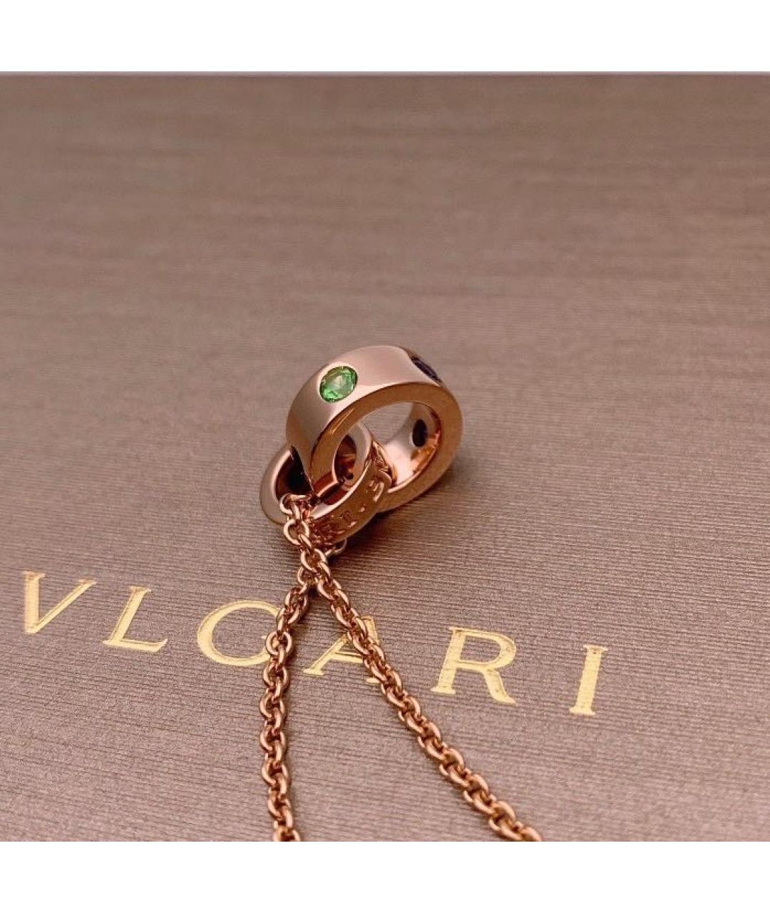 BVLGARI Розовое колье из розового золота, фото 4