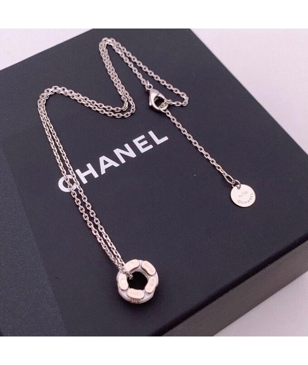 CHANEL Белое колье из белого золота, фото 2