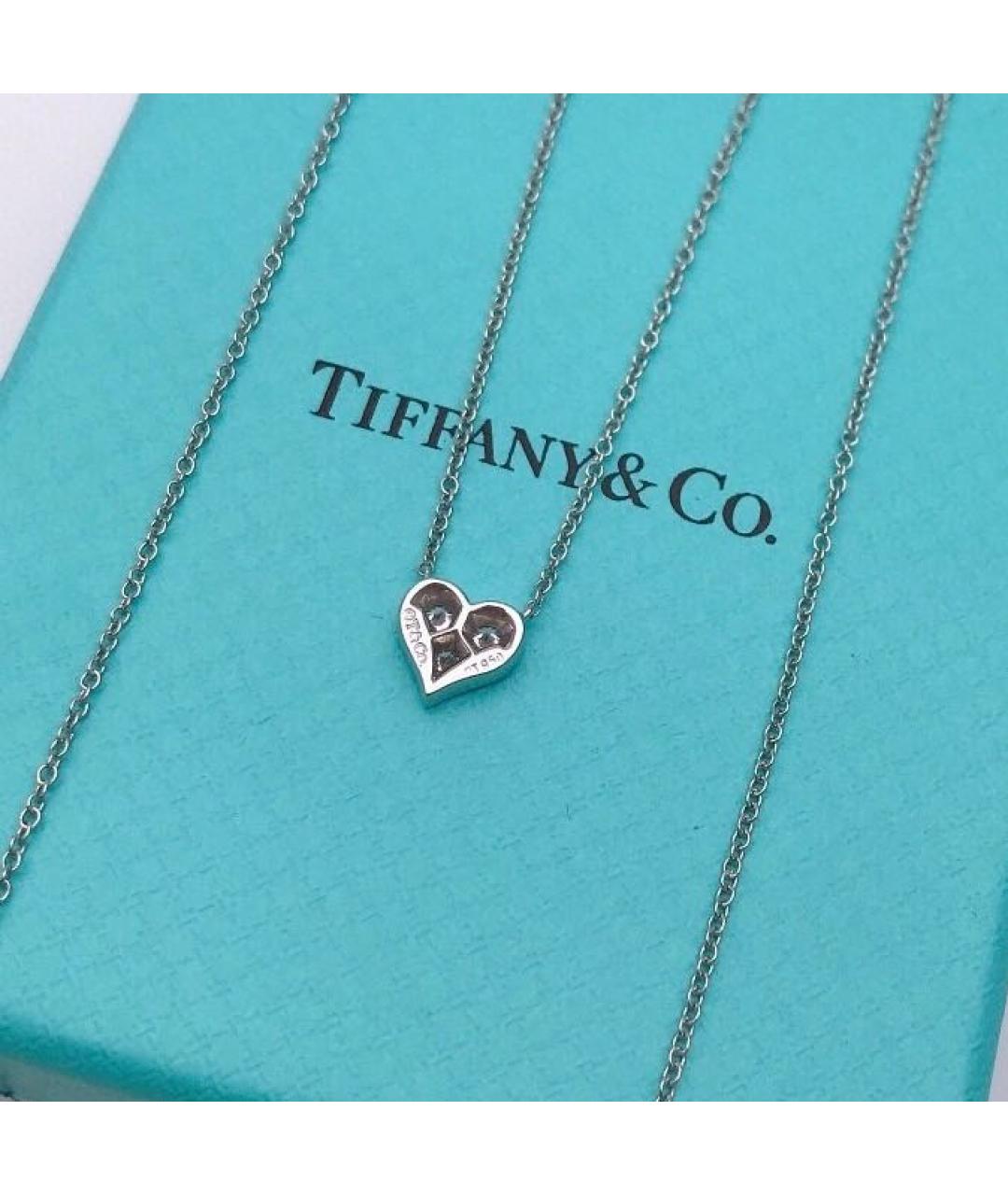 TIFFANY&CO Белое платиновое колье, фото 4