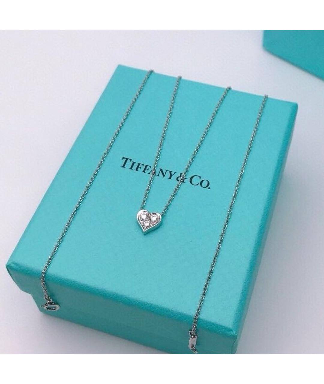 TIFFANY&CO Белое платиновое колье, фото 3